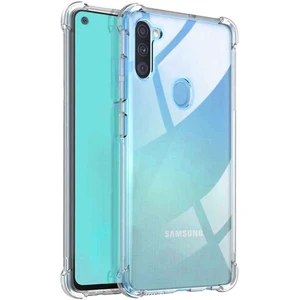 Smart Tech Samsung Galaxy A11 Shock Absorbing Darbe Emicili Şeffaf Silikon Kılıf