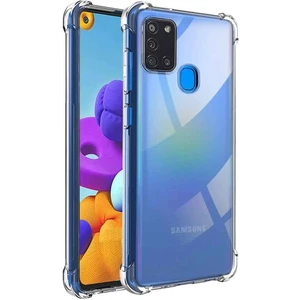 Smart Tech Samsung Galaxy A21S Shock Absorbing Darbe Emicili Şeffaf Silikon Kılıf