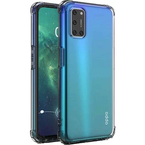 Smart Tech Oppo A52 Shock Absorbing Darbe Emicili Şeffaf Silikon Kılıf