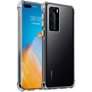 Smart Tech Huawei P40 Pro Shock Absorbing Darbe Emicili Şeffaf Silikon Kılıf