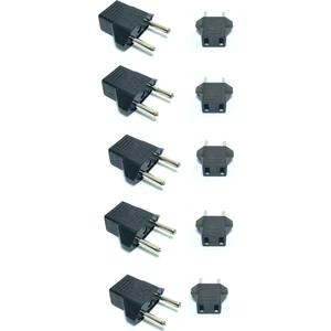 Ata Elektronik 10 Adet - Amerikadan Gelen Ürünleri Türkiye Priz Ucuna Çevirici Jak Soket Aparat Connektör Konnektör