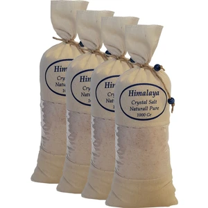 Zencefil Organik Himalaya Tuzu Sofralık Öğütülmüş Pembe Renk Açık Light Pembe 4 kg