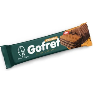 Kahve Diyarı Bitter Çikolatalı Gofret 30 gr x 6'lı Paket