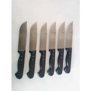 EC Shop Veli Üzüm Siyah Orta Boy Mutfak Bıçağı - 6 Adet