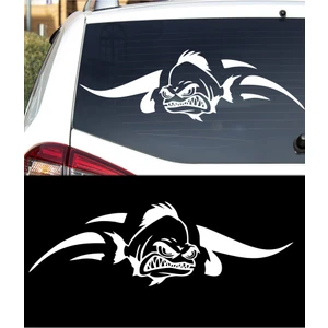 Melek Pazarı Sinirli Balık Oto STICKER-S1864