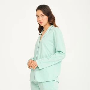 Kadın Gömlek Pantolon Pijama Takımı
