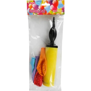 Parti Balon Pompa Seti Sarı