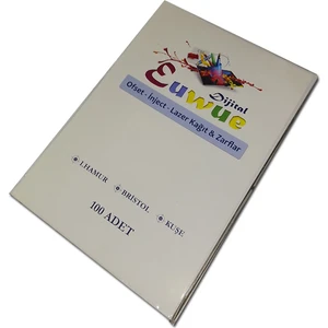 Euwue Dijital 110 Gr. Parlak Kuşe Kağıt ( 100'LÜ - A4 )