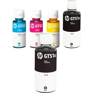 GT51XL X3B11A Orjinal 4 Renk Mürekkep Seti + 1 Siyah Hediyeli  AIU7A50
