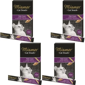 Cream Malt-Peynir Likit Kedi Ödülü 6X15 gr x 4 Adet