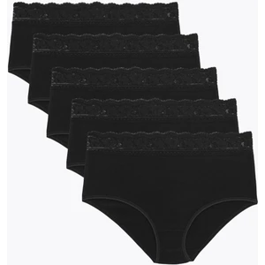 Marks & Spencer 5'li Dantel Detaylı Full Brief Külot Seti