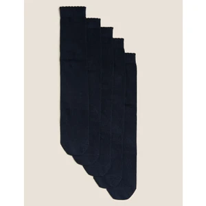 Marks & Spencer 5'li Freshfeet™ Diz Altı Çorap (2-11 Yaş)