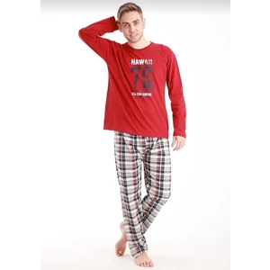 Over Pazar Erkek Baskılı Pijama Takımı Uzun Kollu Erkek Pijama Takımı Uzun Kollu Pijama Takımı Erkek Pijaması