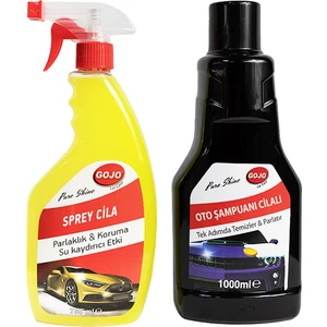 Hızlı Cila 750 ml + Cilalı Oto Yıkama Şampuanı 1000 ml