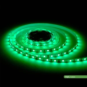 Şerit LED 60 Led'li Yeşil Işık 7W 5 Metre AS01-00805