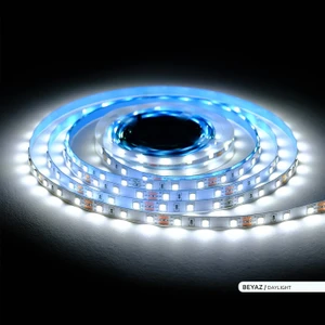 Şerit LED 60 Led'li 6500K Beyaz Işık 7W 5 Metre AS01-00803