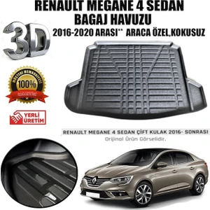 Born Garage Megane 4 Sedan Bagaj Havuzu 2016-2022 Tam Uyumlu
