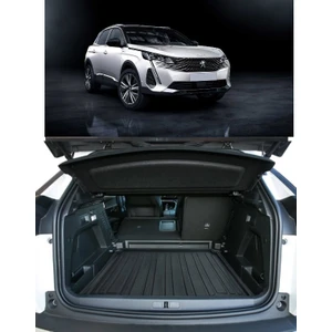 Born Garage Bagaj Havuzu 3008 2016-2022 Alt Kademe 3D Uyumlu Kokusuz Kauçuk