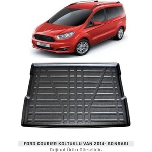 Born Garage 2023 Ford Courıer Koltuklu Bagaj Havuzu Araca Özel Üretim ve Tam Uyum Kokusuz Kaucuk