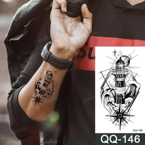 Tattoo Geçici Deniz Feneri Dövmesi