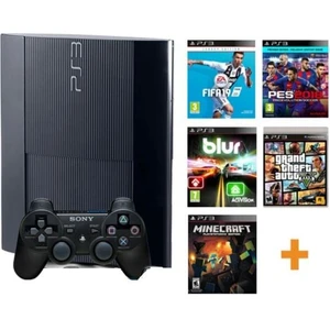 Playstation 3 Super Slim 500 GB  + 40 Güncel Oyun Yüklü