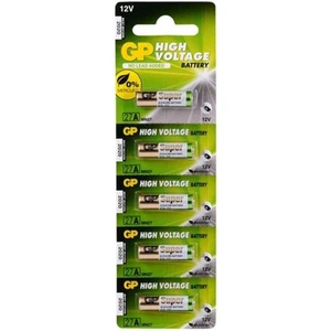 Gp 27A MN27 12V Alkalin Pil Kepenk Anahtar Pili Beşli Paket