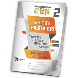 İnformal Yayınları KPSS 2025 Eğitim Bilimleri ÖSYM Arşivi Karma Kara Kutu Çıkmış Soru Tg D.Çözümlü Deneme 10/2. Kitapçık