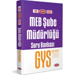 Data Yayınları 2023 Milli Eğitim Bakanlığı GYS Şube Müdürlüğü Soru Bankası