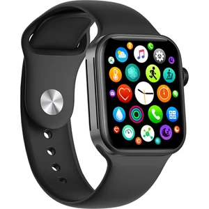Watch Seven Plus Android/ıos Türkçe Menü Sesli Arama Özellikli Siyah Akıllı Saat