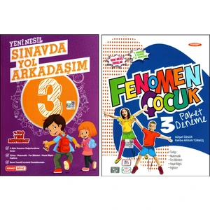 Fenomen Yayıncılık Fenomen+Kırmızı Beyaz 3. Sınıf Tüm Dersler Denemeler Paket Deneme ve Sınavda Yol Arkadaşım 2 Kitap
