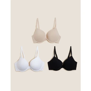Marks & Spencer 3'lü Push Up T-Shirt Sütyeni