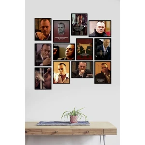 Trend Poster Kurtlar Vadisi Çakır Set Retro Ahşap Poster