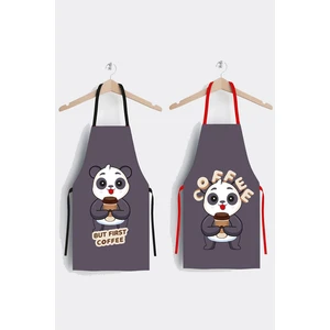 Ays Home Sevimli Panda 2'Li Yetişkin Mutfak Önlüğü
