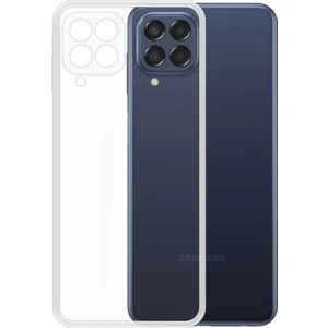 Samsung Galaxy M33 5g Kılıf Şeffaf 3D Kamera Lens Korumalı Tıpalı Silikon
