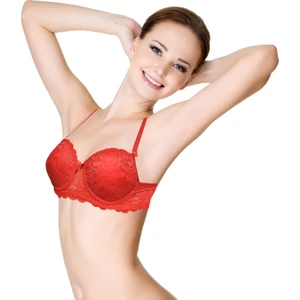 Kadın Balenli Destekli Dantelli Sütyen (Tak - Çıkar Askılı)