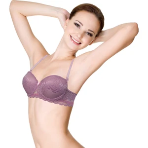 Kadın Balenli Destekli Dantelli Sütyen (Tak - Çıkar Askılı)