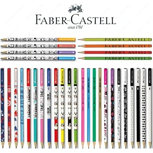 Faber Castell 12'li Karma Desen Yuvarlak Kurşun Kalem-1