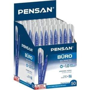 Mavi Tükenmez Kalem İnce Uçlu 50'li Paket Mükemmel Yazım Kalitesiyle