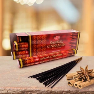 Hediye Kesesi Sandal Ağacı ve Tarçın (Sandal Cinnamon Hexa) 20'li Tütsü