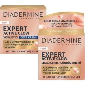 Diadermine expert Active Glow Sıkılaştırıcı Gece Gündüz Kremi Seti