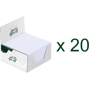 8x8 Küp Not Beyaz 20 Kutu