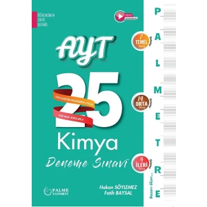 Palme Yayıncılık AYT Kimya 25 Palmetre Deneme