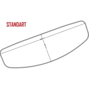 Raleri Pinlock Üniversal Kask Buğu Önleyici Standart Boy (Buğu Camı)