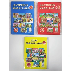 Parıltı Yayınları 1.sınıf Meb Tavsiyeli Dünya Çocuk Klasiklerinden Seçmeler La Fonten-Andersen-Ezop Masalları  Değerlendirmevtesti Ilaveli