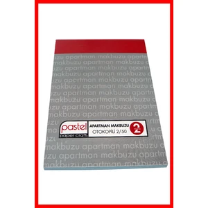 Apartman Makbuzu 14X20 cm Boyutunda 2/50 Otokopili 1 Asıl 1 Suret 2 Nüsha (1'li Paket) 1 Adet