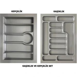 67*49 Çekmece Içi Kepçelik ve 67*49 Kaşıklık Ikili Set