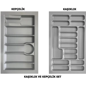 85*49 Çekmece Içi Kepçelik ve 85*49 Kaşıklık Ikili Set