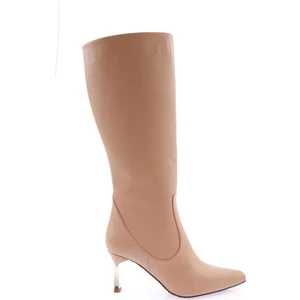 K110-22K Kadin Sivri Burun Ince Topuklu Çizme
