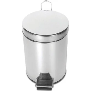 Krom Pedallı Çöp Kovası 8 Lt PLX-3700-308