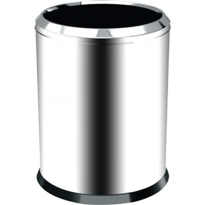 Krom Çemberli Çöp Kovası 45 Lt PLX-3820-45